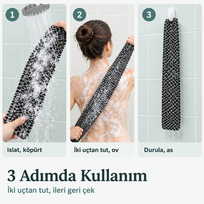 Peeling Etkili Hızlı Kuruyan Duş Lifi